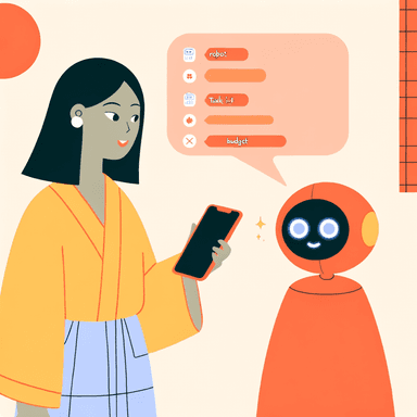 AIアシスタントとの会話
